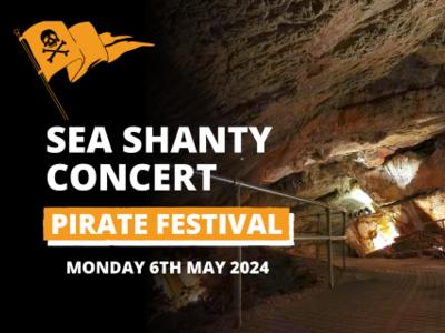 Sea Shanty concert in a cave; Brixham Pirate Festival